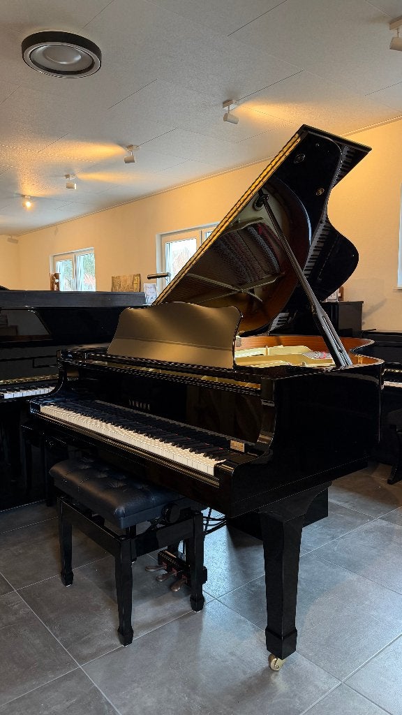 Yamaha C3 disklavier, Zwart, Ophalen of Verzenden, Zo goed als nieuw, Hoogglans