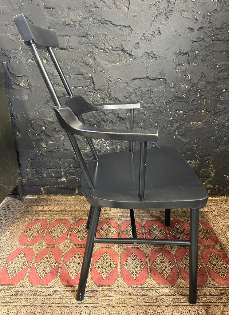 Vintage Ikea PS2012 Strandmark stoel zwart Japandi, Ophalen, Gebruikt, Vintage Ikea Japandi, Zwart