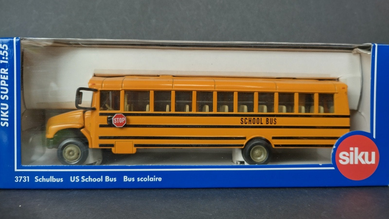 Thomas Us Schoolbus 1:55 Siku 3731 Pol, SIKU, Verzenden, Zo goed als nieuw, Bus of Vrachtwagen