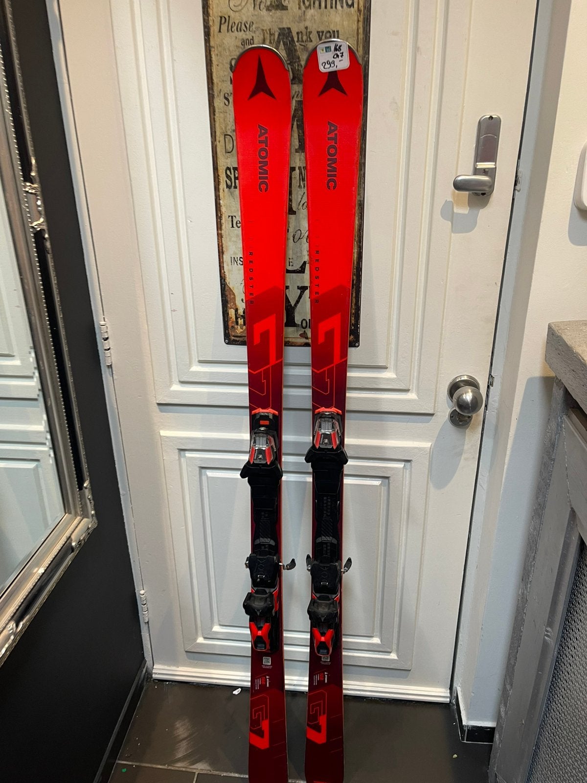 168cm ATOMIC REDSTER G7 gevorderd carve skis van atomic, 160 tot 180 cm, Gebruikt, Ophalen of Verzenden, Carve