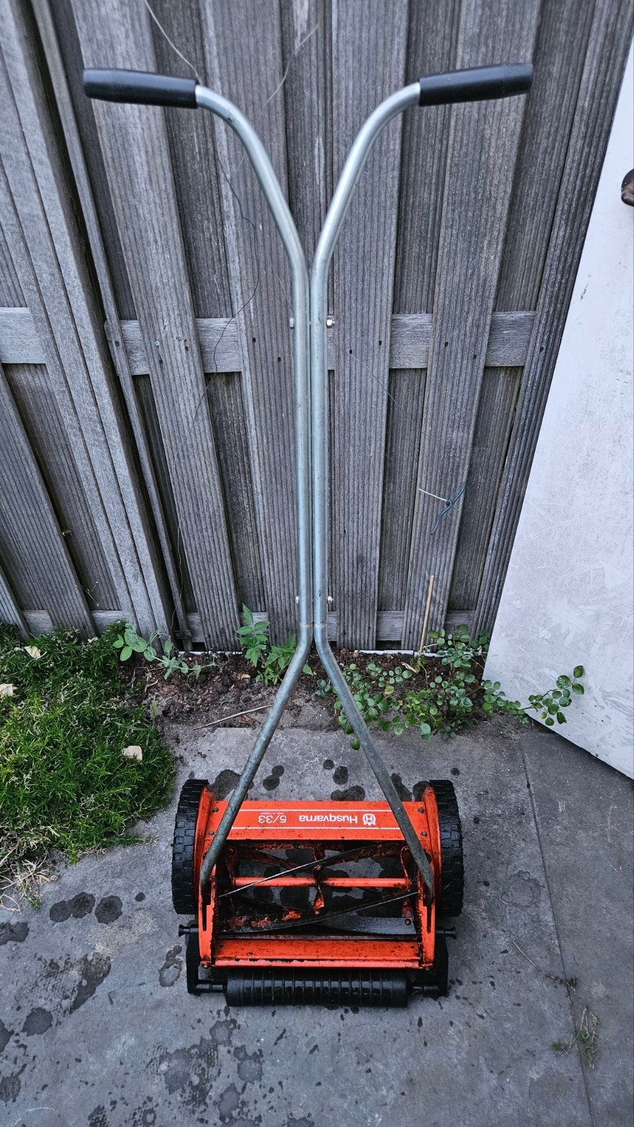Husqvarna Kooimaaier Grasmaaier Loopmaaier, Ophalen, Gebruikt, Handgrasmaaier, Kooimesmaaier