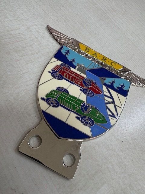 BROOKLANDS Badge for Badge-Bar Coat of Arms, Auto-onderdelen, Carrosserie en Plaatwerk, Overige automerken, MG, Jaguar, Austin