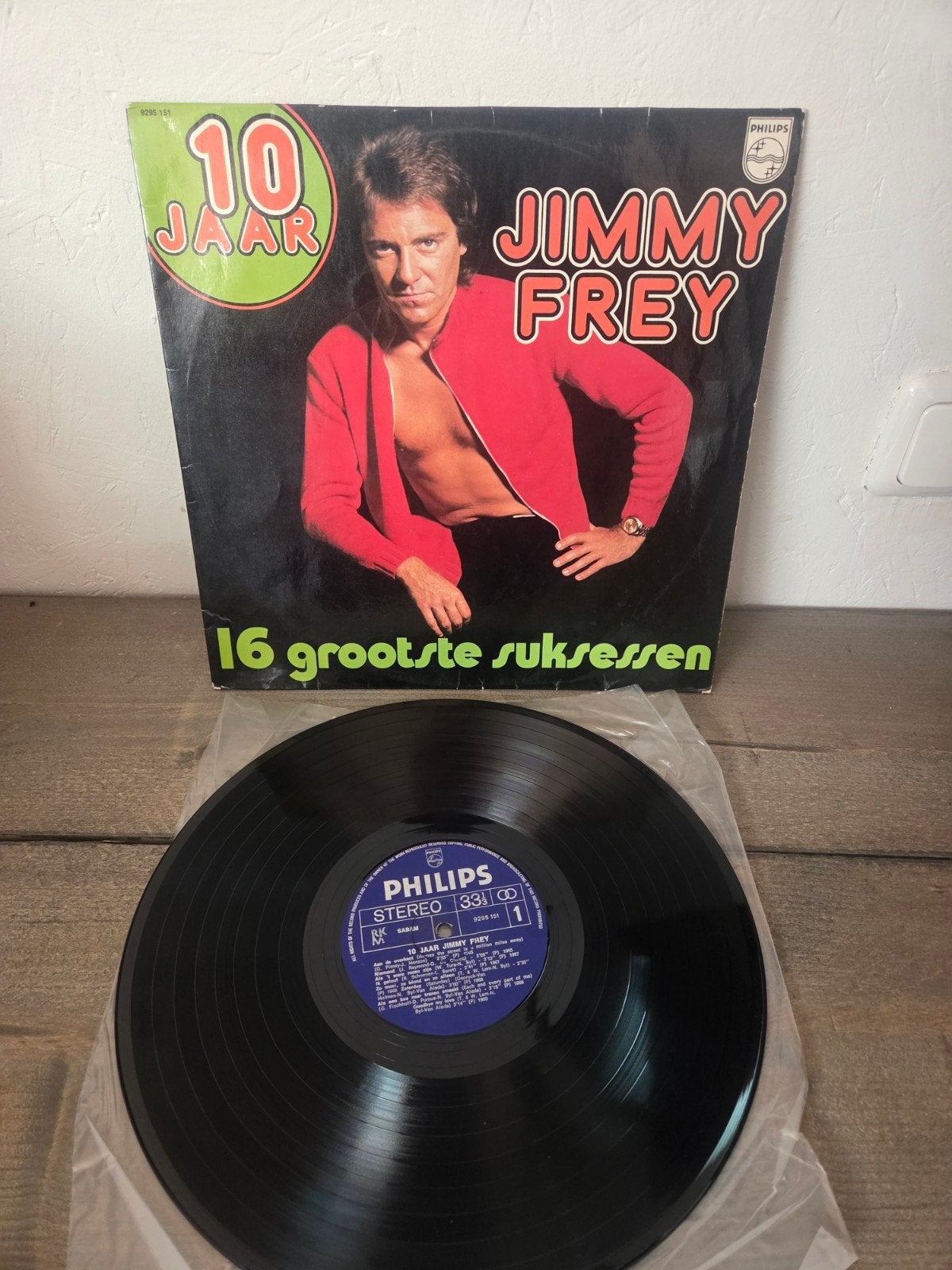 Jimmy Frey - 10 Jaar Jimmy Frey 16 Grootste Suksesse LP, Gebruikt, Ophalen of Verzenden, 1970 - 1979, Levenslied of Smartlap