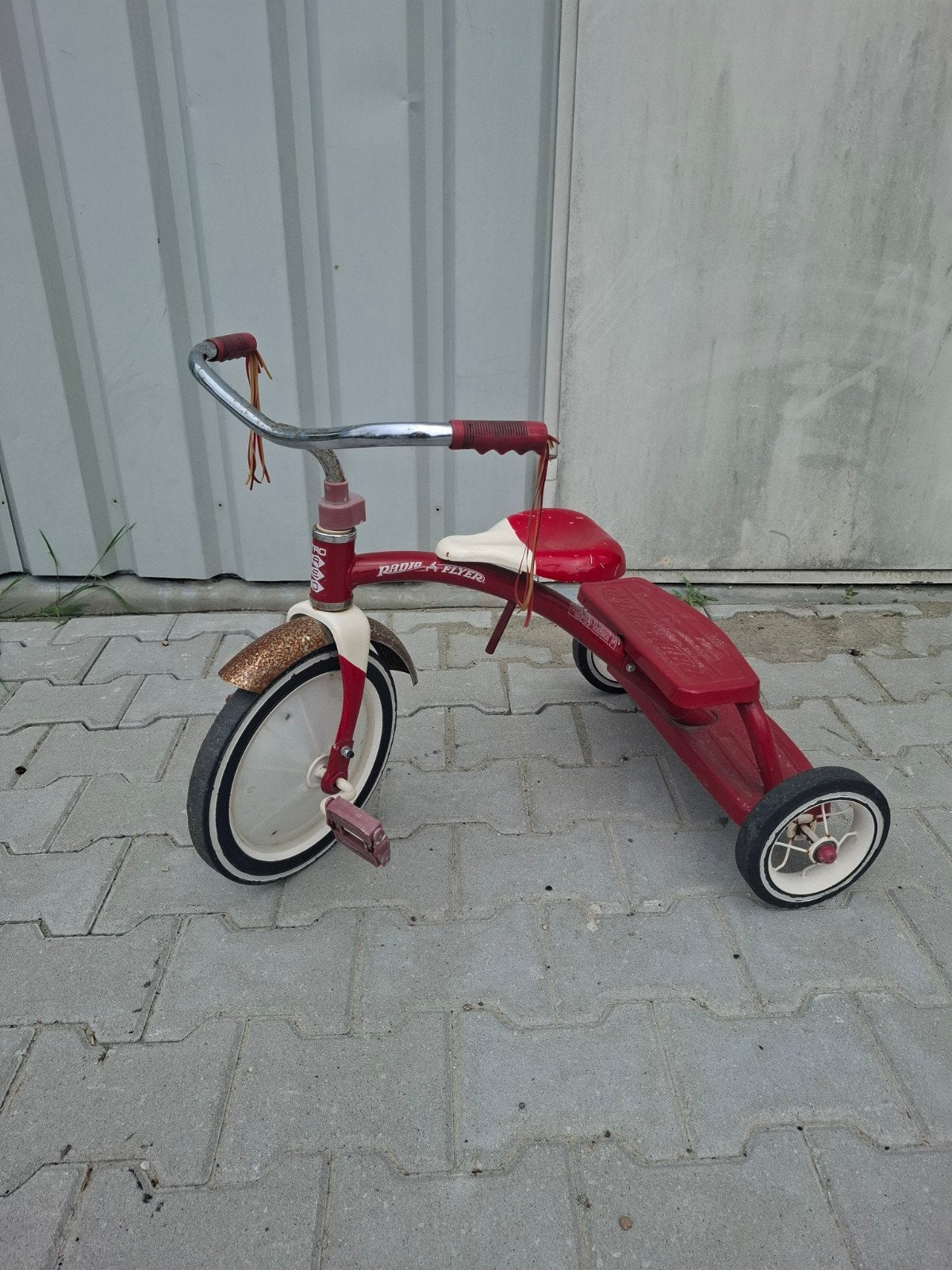 Radio Flyer driewieler - Vintage look, roestig, Fietsen en Brommers, Ophalen, Gebruikt, Minder dan 16 inch, Radio Flyer