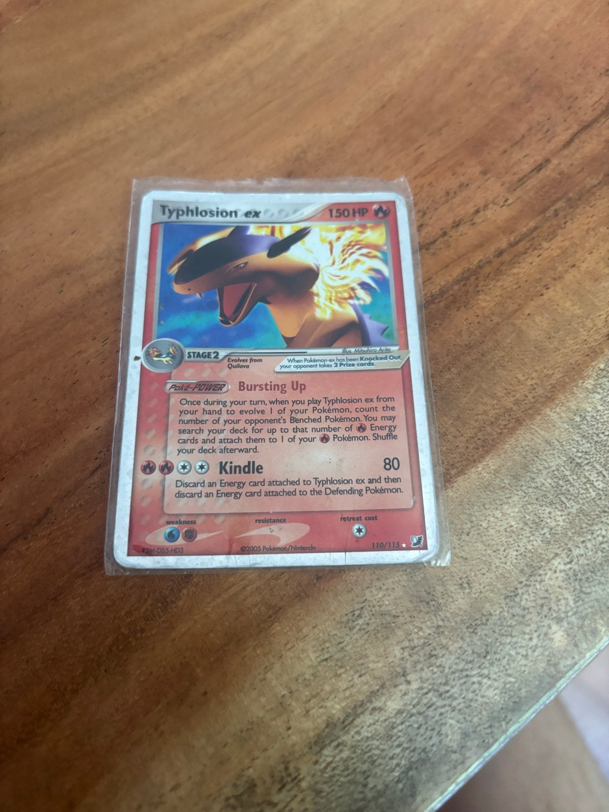 Pokémon Kaart: Typhlosion ex 118/113 (EX Delta Species), Verzenden, Gebruikt, Losse kaart