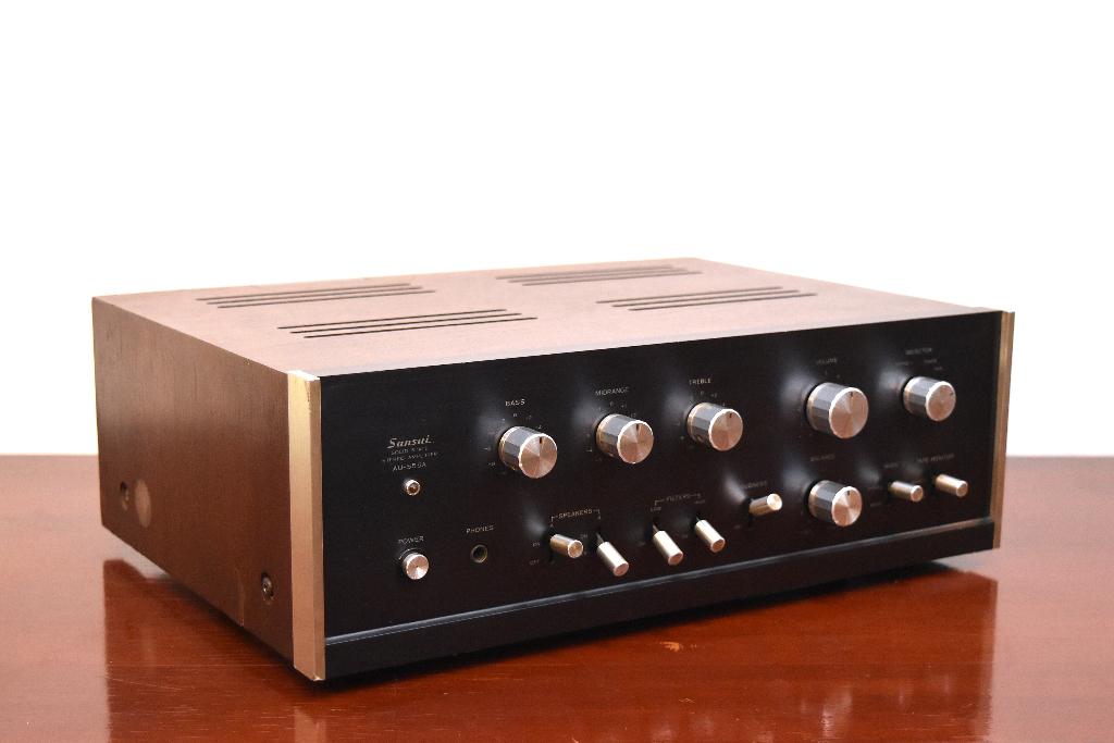 Sansui AU-555A vintage versterker, Overige merken, Overige systemen, Ophalen of Verzenden, Zo goed als nieuw