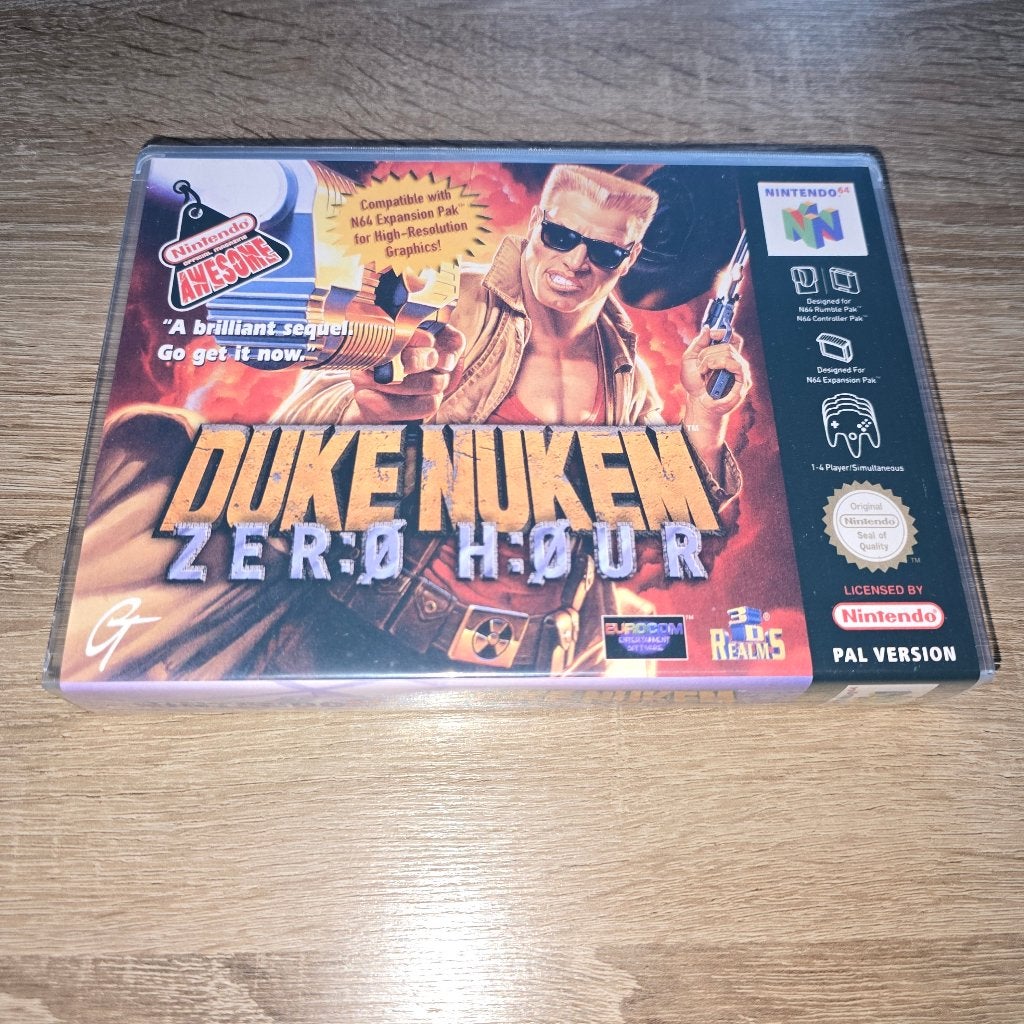 Duke Nukem Zero Hour N64 Game case, Spelcomputers en Games, Games | Nintendo 64, Shooter, Verzenden, 1 speler, Zo goed als nieuw