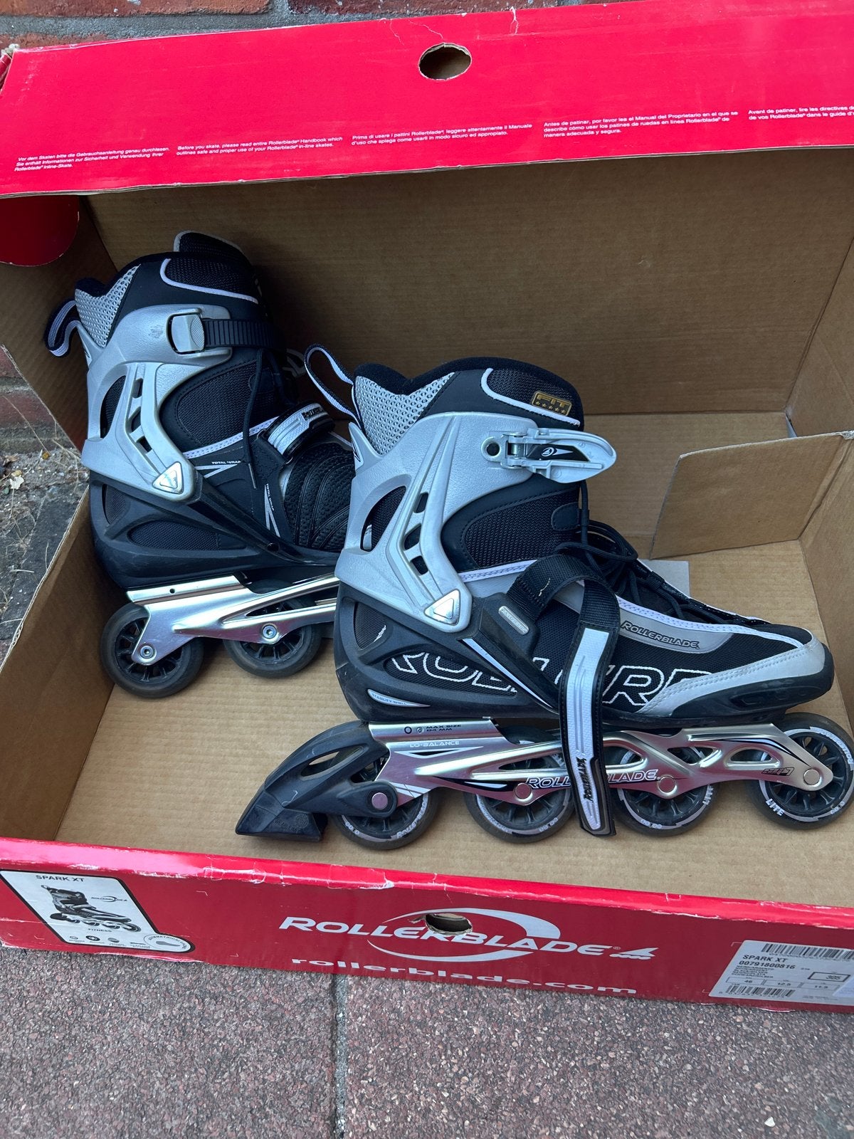 Rollerblade Spark XT inline skates met bescherming, Overige merken, Gebruikt, Heren, Ophalen of Verzenden