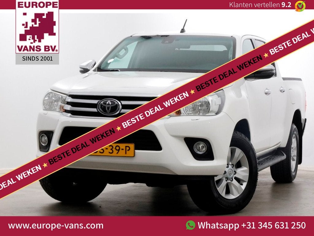 Toyota Hilux 2.4 D-4D-F 150pk E6 4WD 4x4 Double Cab Automaat, Auto's, Toyota, Bedrijf, Te koop, Hilux, 4x4, ABS, Achteruitrijcamera