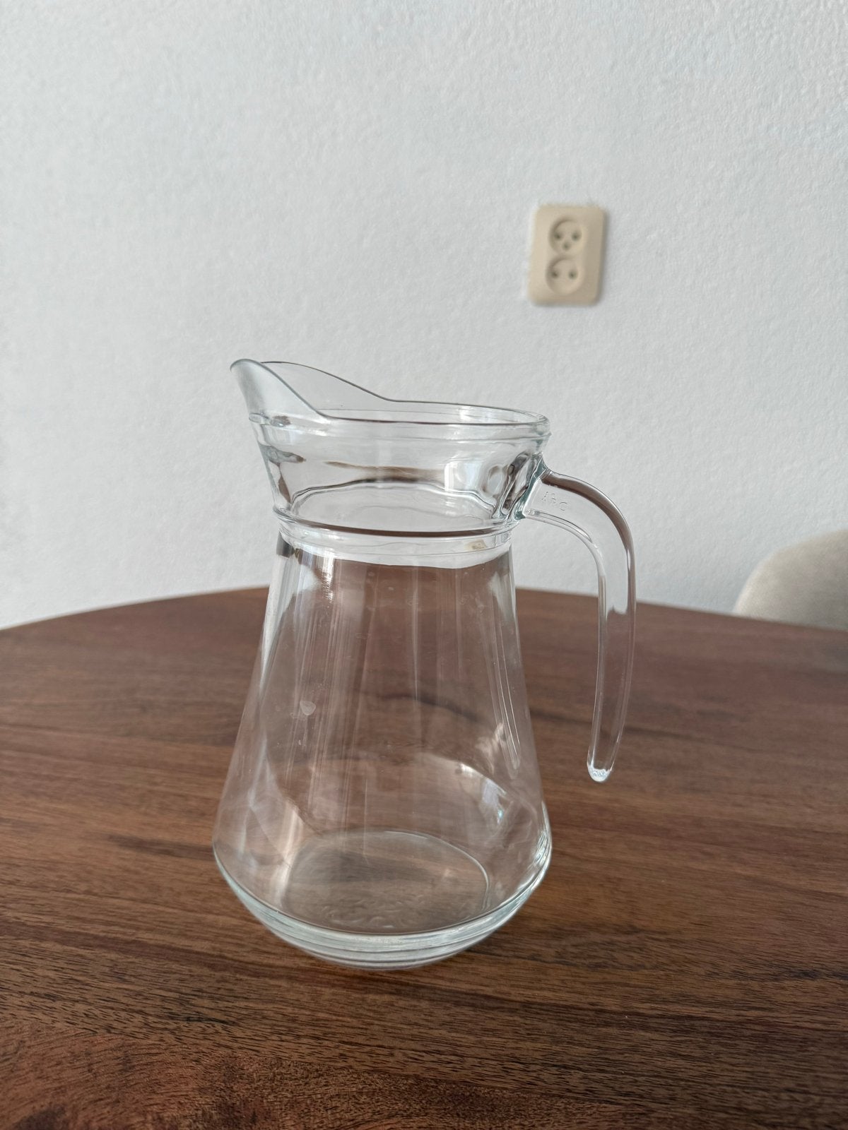 Glazen waterkan - Ideaal voor water, sap of andere dranken, Ophalen of Verzenden, Gebruikt, Glas