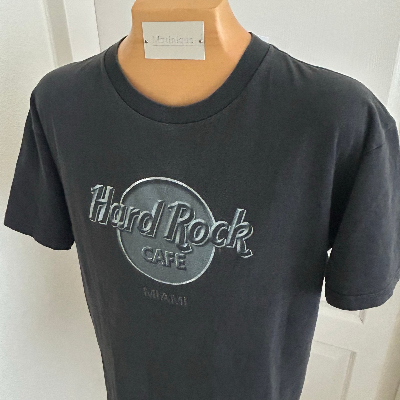Prachtig Hard Rock Cafe Miami T-shirt - Maat L SPOTPRIJS!!!, Ophalen of Verzenden, Zo goed als nieuw, Maat 52/54 (L), Zwart