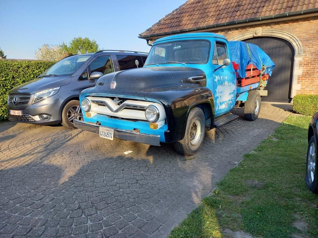 Ford F250 1955 flat bed, foto 2