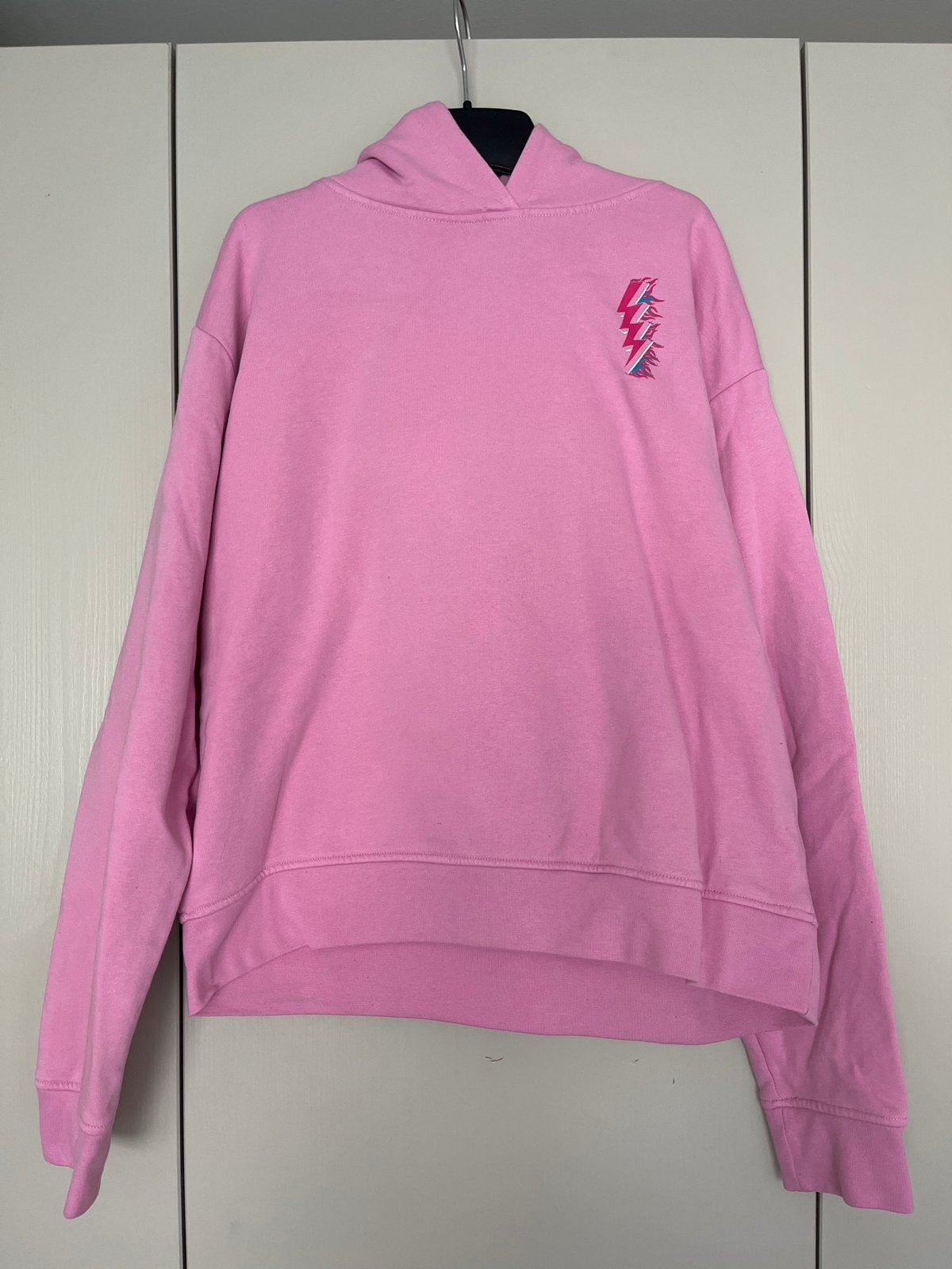 Roze hoodie met bliksemprint - Amy & Ivy, Ophalen of Verzenden, Gedragen, Maat 38/40 (M), Roze