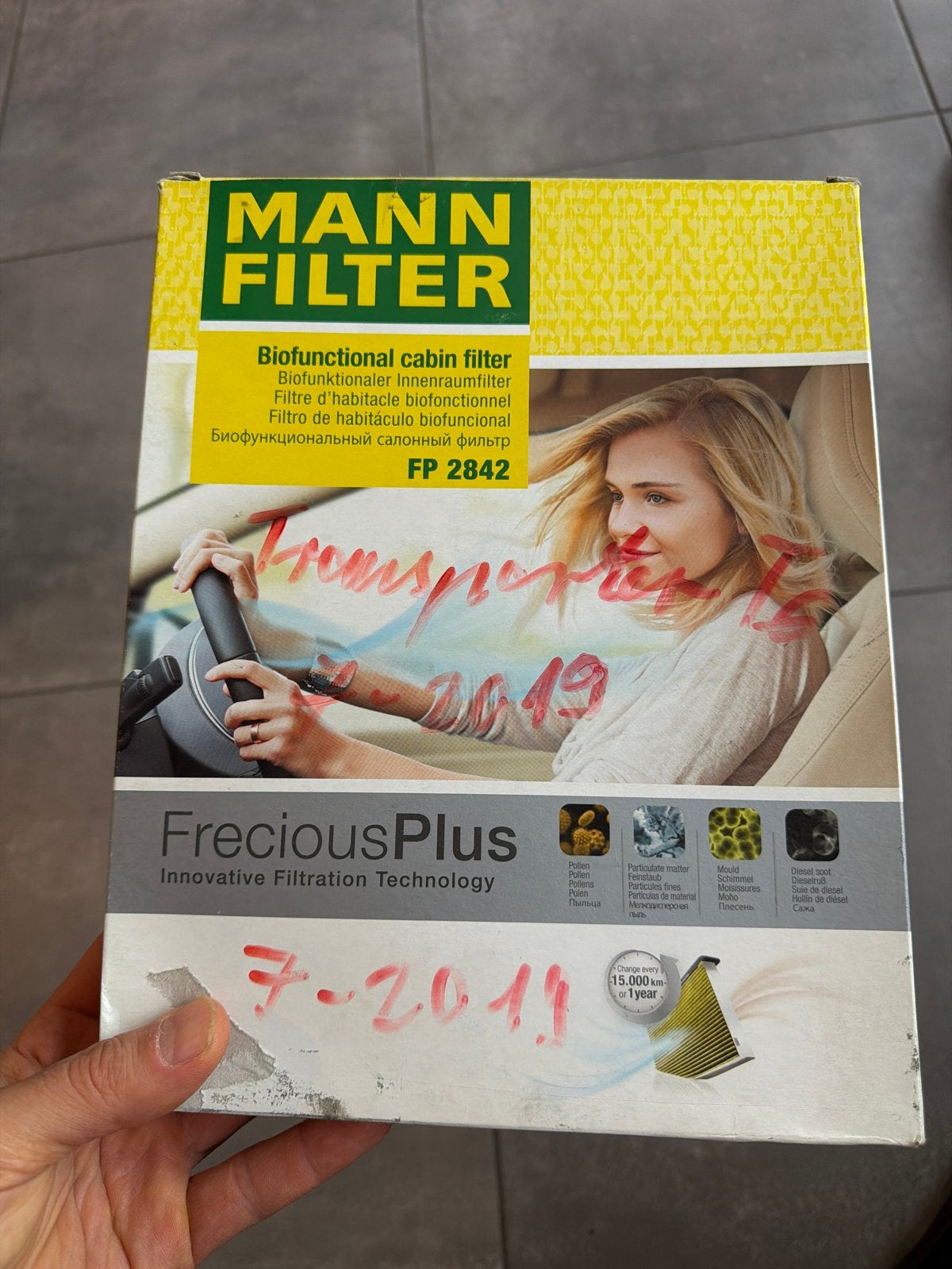 MANN FILTER Biofunctioneel interieurfilter - VW Transporter, Ophalen of Verzenden, Nieuw, Overige automerken