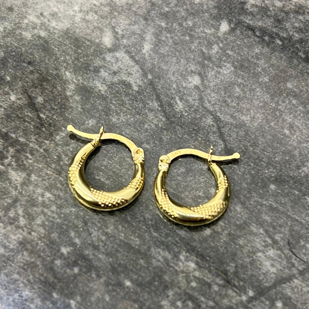 14k gouden oorbellen nieuw, Ophalen of Verzenden, Nieuw, Goud