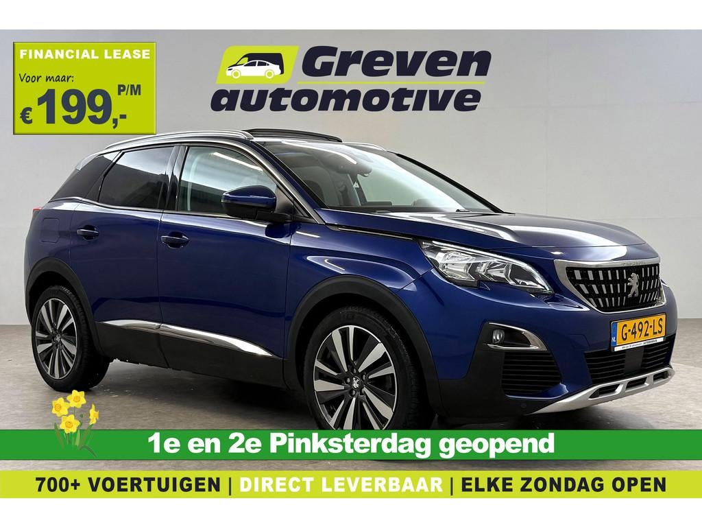 Peugeot 3008 1.2 PureTech | Pano | Virtual | Sfeer | Camera, Auto's, Gebruikt, 1199 cc, Blauw, Origineel Nederlands