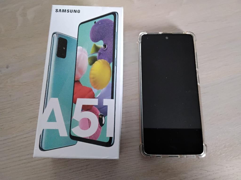 Samsung A51, Telecommunicatie, Mobiele telefoons | Samsung, Gebruikt, Blauw, Ophalen of Verzenden, Zonder simlock