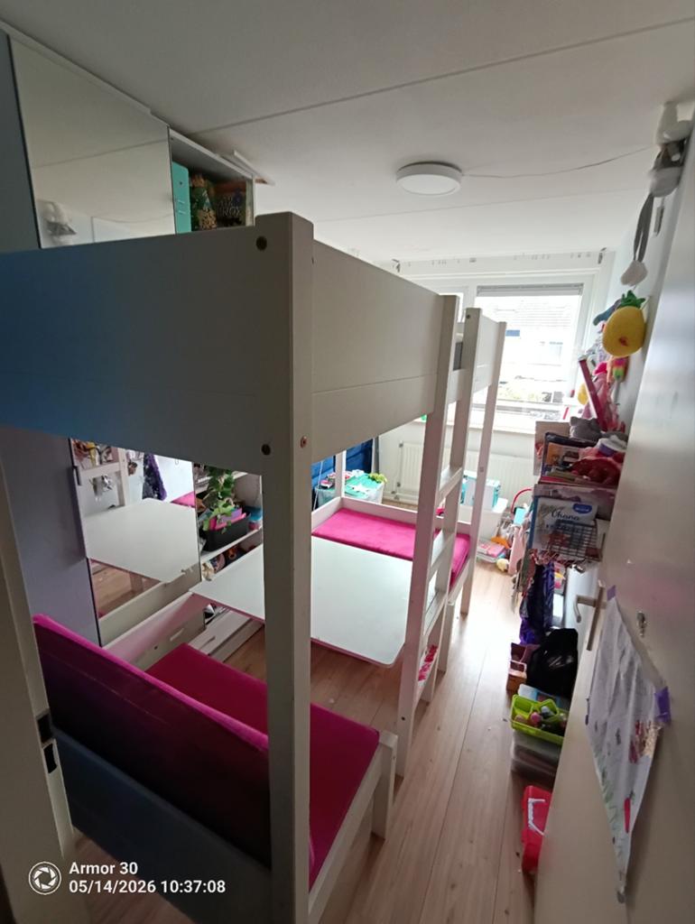 Stapelbed, Huis en Inrichting, Slaapkamer | Stapelbedden en Hoogslapers, 90 cm, 160 tot 180 cm, Tweepersoons, Ophalen of Verzenden