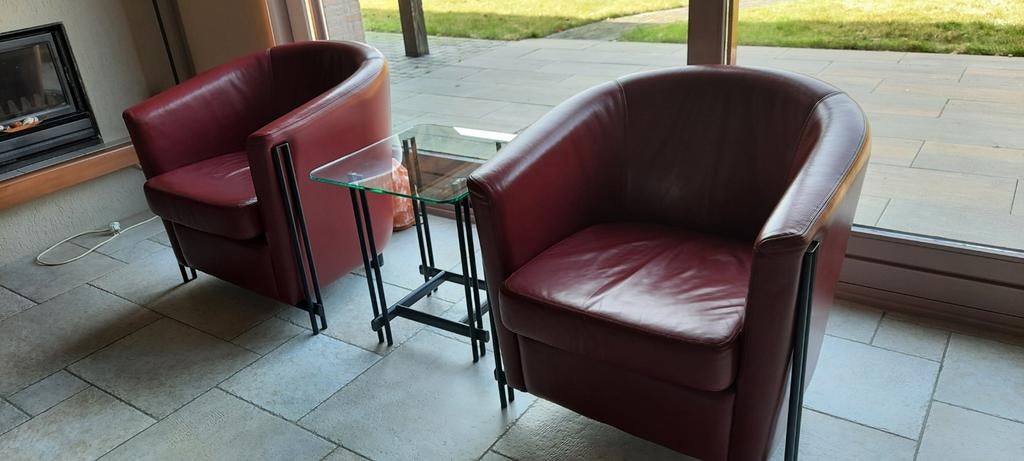 Design  stoelen (Touché) inclusief een bijpassende tafel., Ophalen, Gebruikt, Twee, Overige kleuren