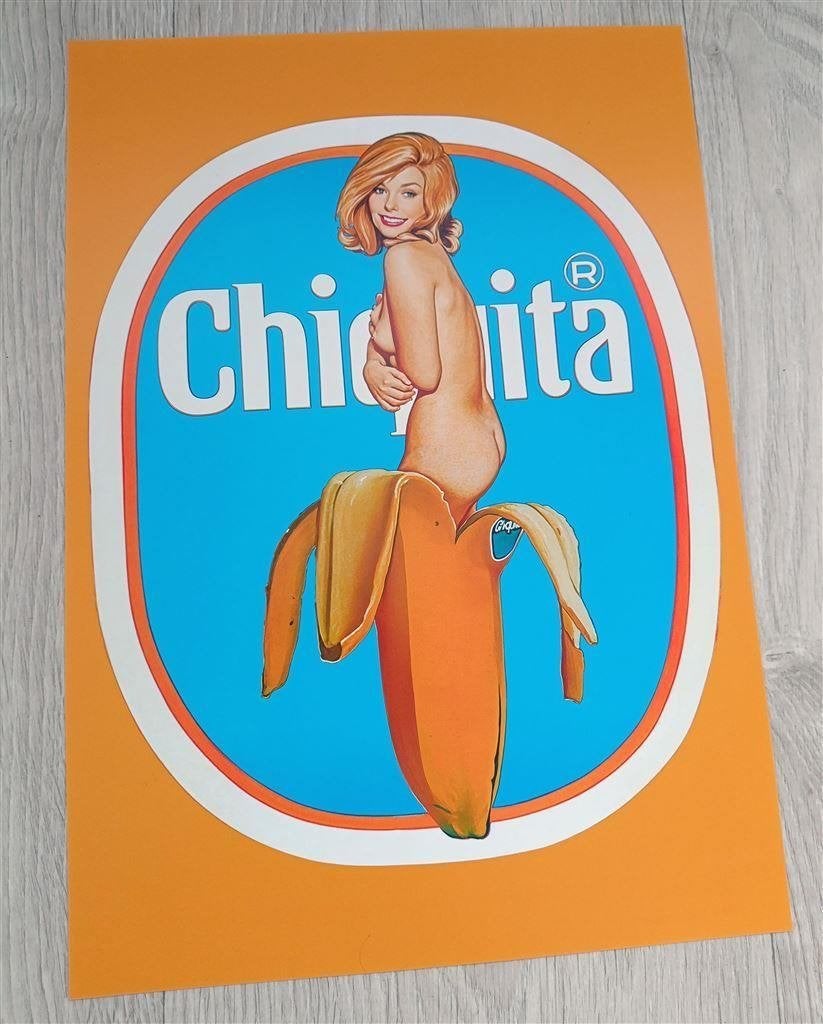 nieuwe Mel Ramos PIN UP ero Pop art Affiche Poster, Antiek en Kunst, Kunst | Overige Kunst, Verzenden