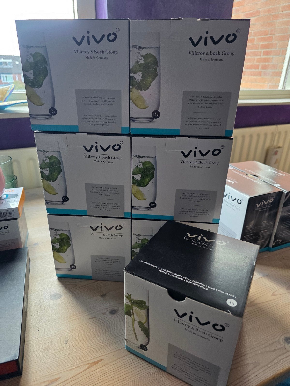 Vivo Villeroy & Boch Glaswerk - Diverse sets, Glas of Glazen, Vivo, Nieuw, Ophalen of Verzenden