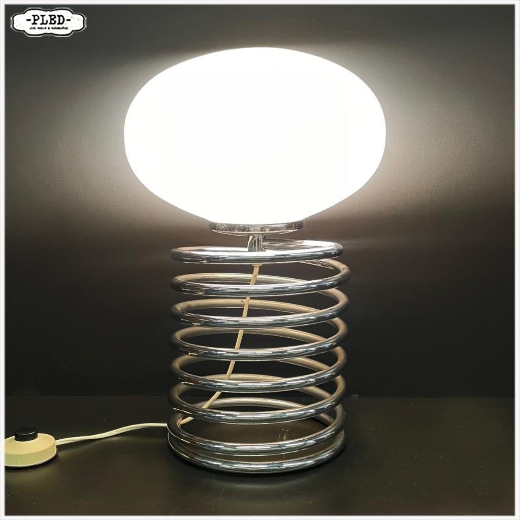 'Spring' tafellamp / vloerlamp, Honsel, jaren '70 Space Age, Ophalen, Honsel, Gebruikt, Nb