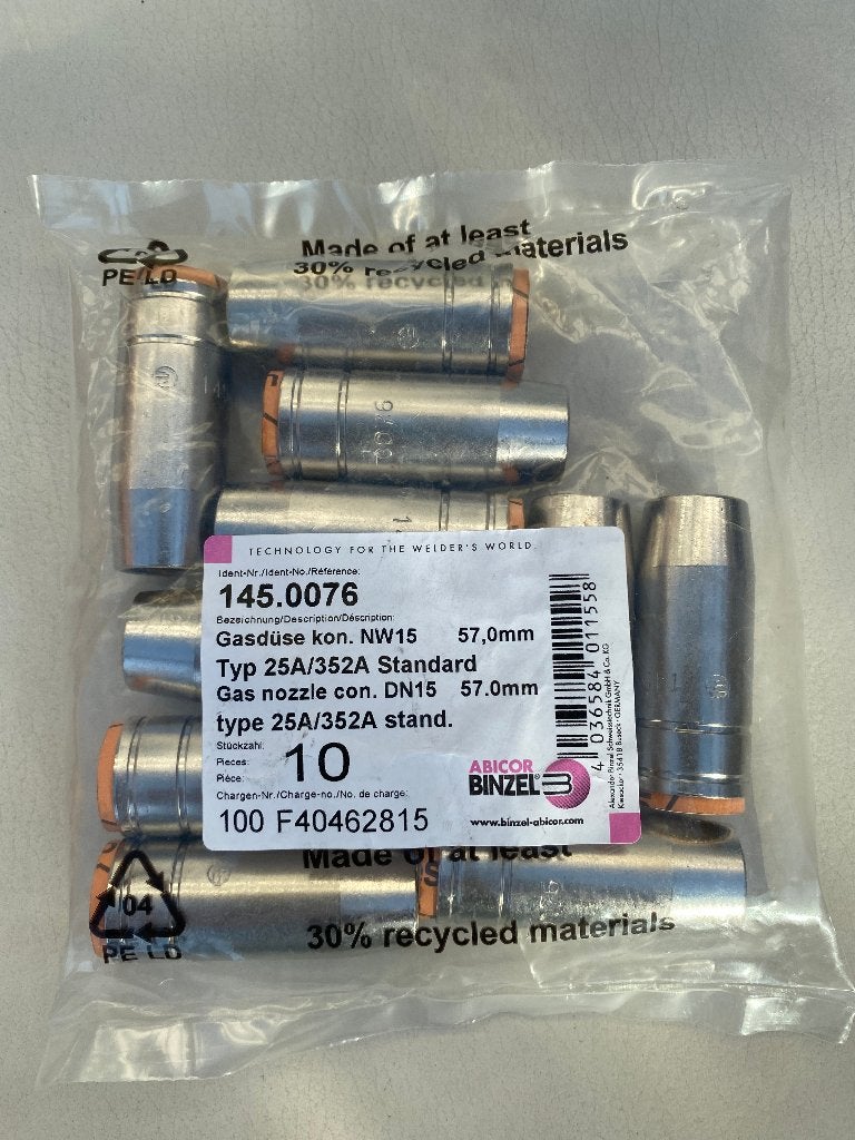 Gasmondstuk Contacttippen tiphouders (Tip adapters) diverse, Ophalen of Verzenden, Nieuw, 250 ampère of meer, Overige typen