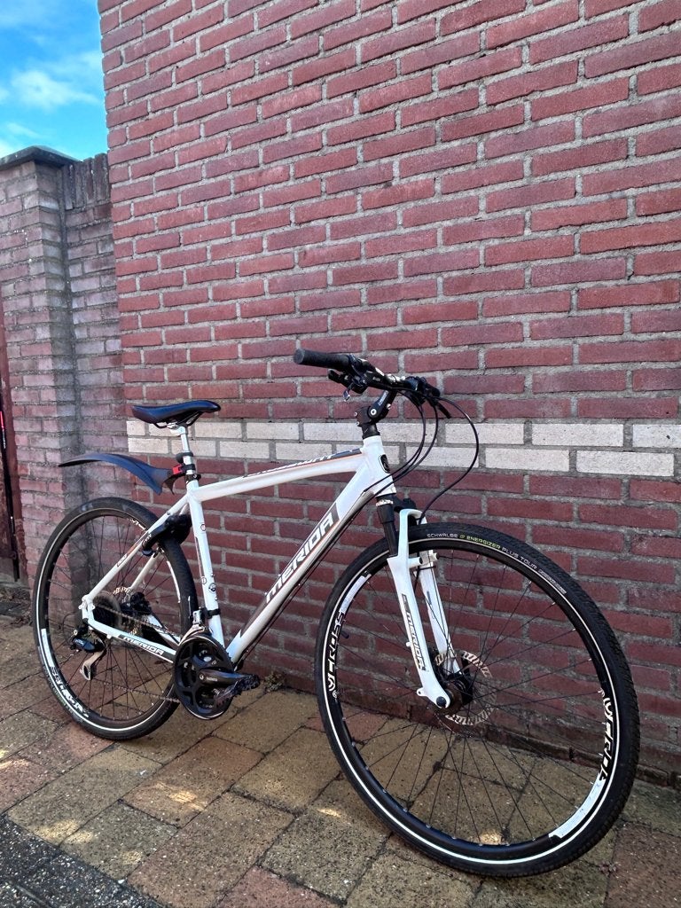 Merida Crossway TFS 100 Hybride / Sportfiets, Fietsen en Brommers, 28 inch, Gebruikt, Vering, 49 tot 53 cm