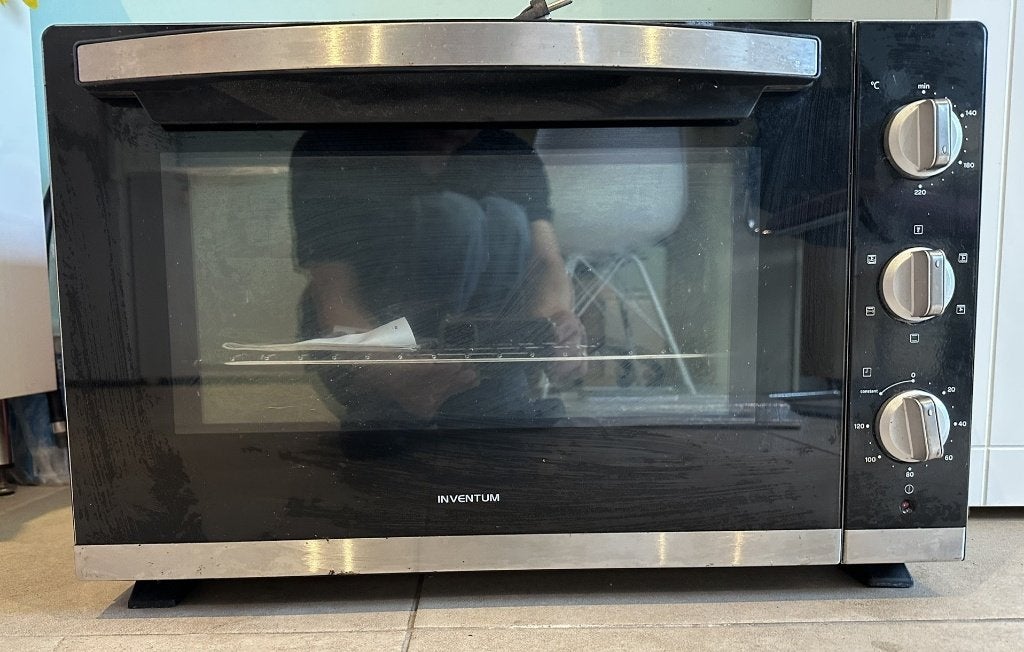 Inventum Oven 58x44x38cm, Ophalen, Minder dan 45 cm, Gebruikt, Minder dan 45 cm