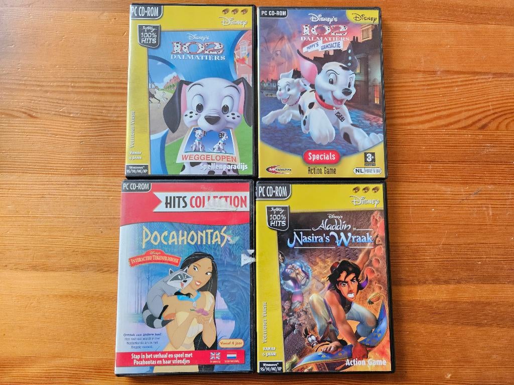 pc games Disney, Puzzel en Educatief, Gebruikt, 1 speler, Eén computer