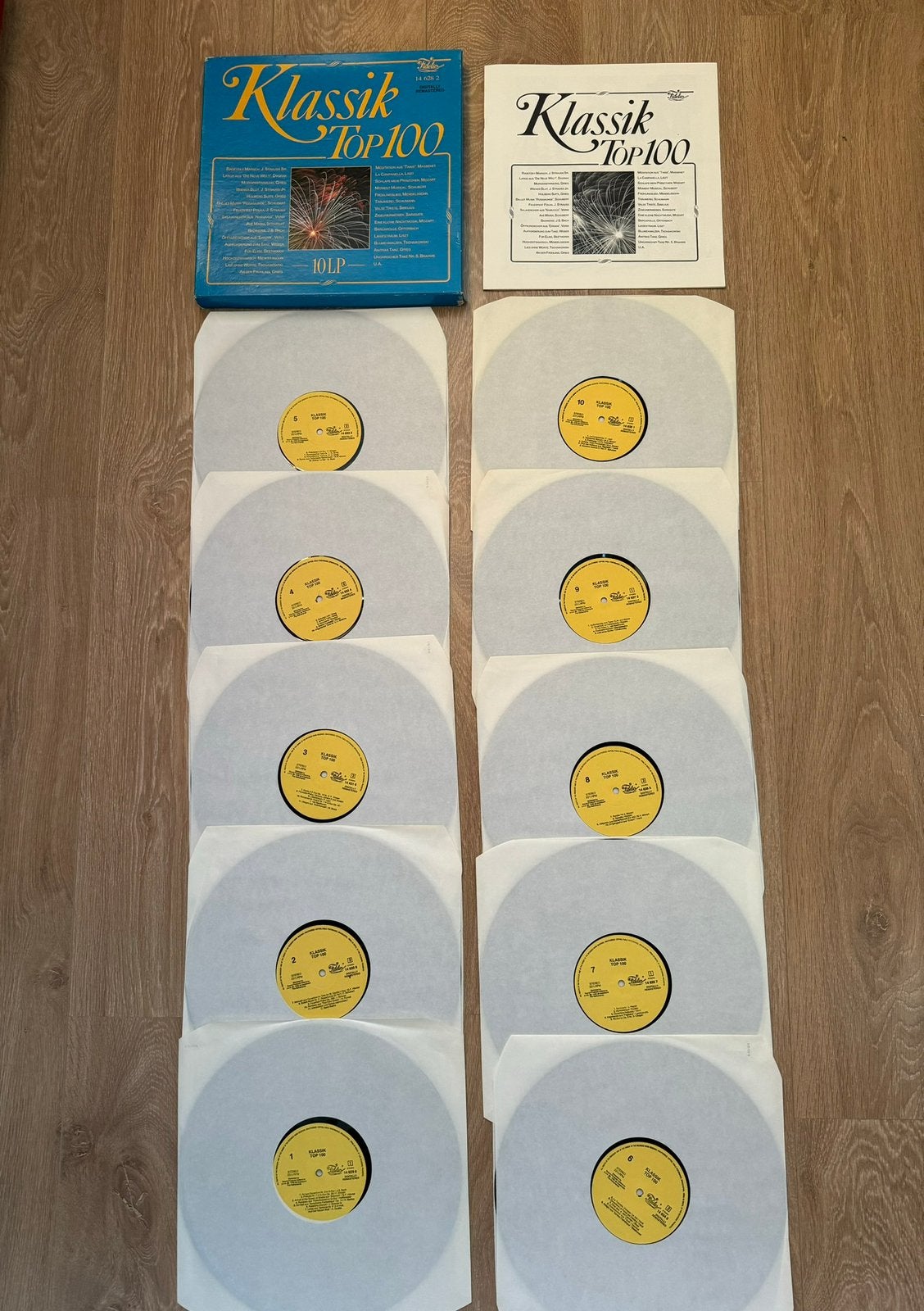 LP Klassik Top 100 ( 10 lp’s), Ophalen of Verzenden, LP