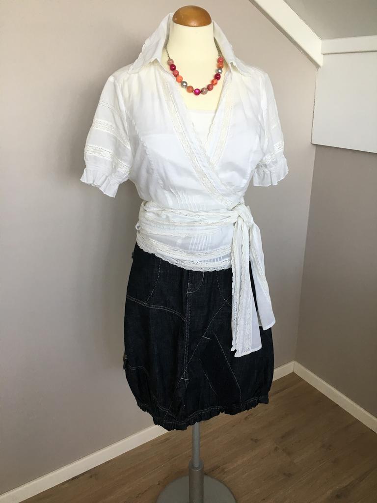Prachtige overslag blouse Rozu v Anna v toor Nieuw + prijsje, Kleding | Dames, Verzenden, Nieuw, Maat 38/40 (M), Overige kleuren