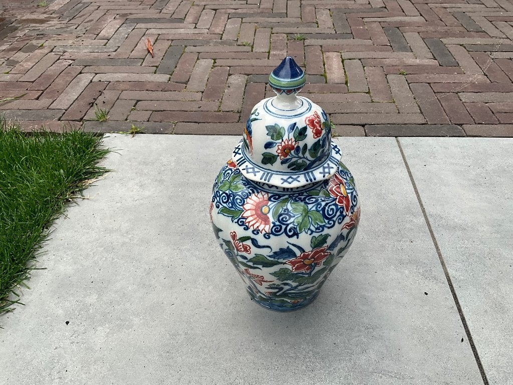 Makkumerpot met deksel, Antiek en Kunst, Antiek | Keramiek en Aardewerk, Ophalen of Verzenden