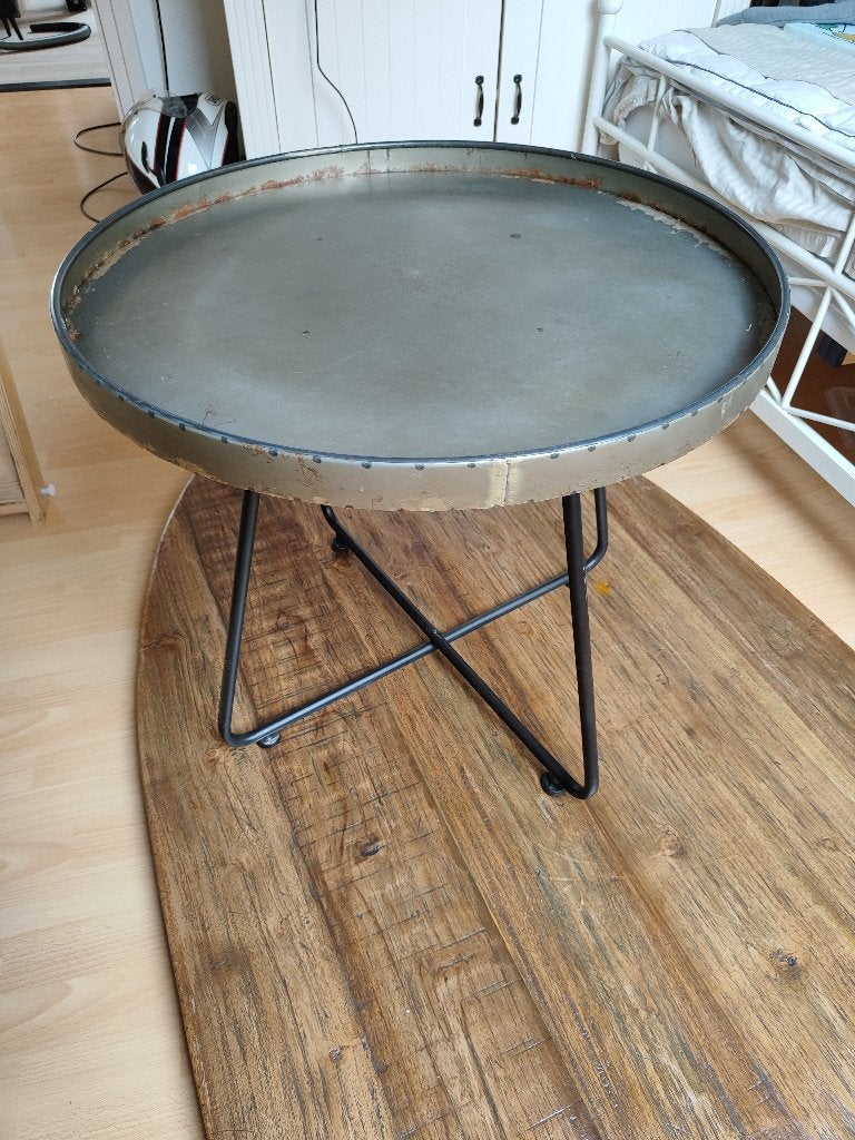 Salontafel, Huis en Inrichting, Tafels | Salontafels, Ophalen, 100 tot 150 cm, Rond, 50 tot 100 cm