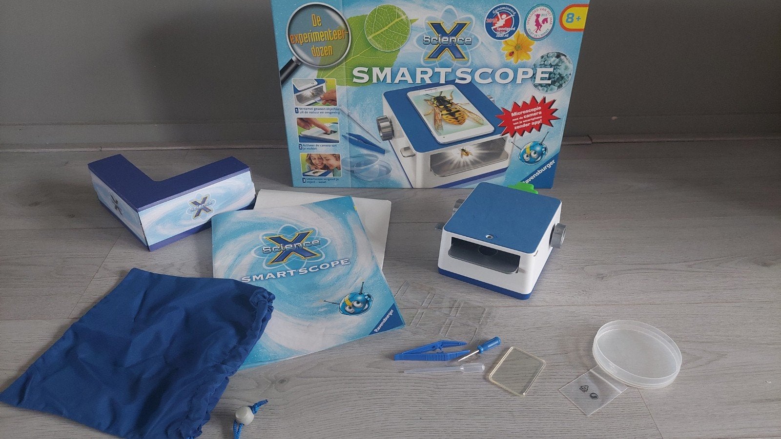 Ravensburger X-Science Smartscope Microscopie Set, Ophalen of Verzenden, Zo goed als nieuw