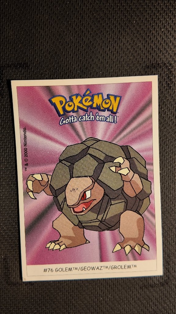 golem 76 dunkin boomer | Pokemon kaart, Ophalen, Losse kaart