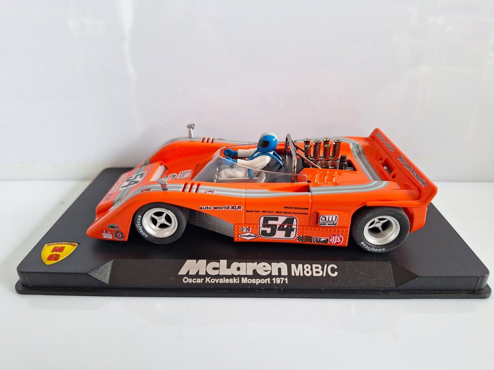 Vanquish Mc-Laren M8B/C Oscar Koveleski MoSport 1971, Kinderen en Baby's, Overige merken, Racebaan, Nieuw, Ophalen of Verzenden