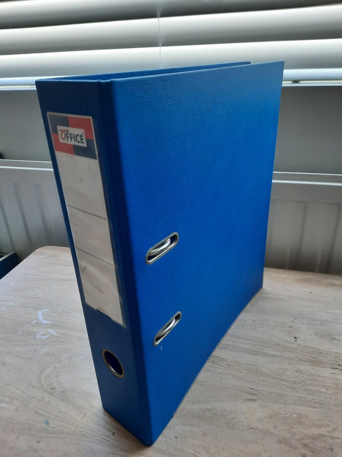 blauwe ordner 7,5 cm breed, Ophalen of Verzenden