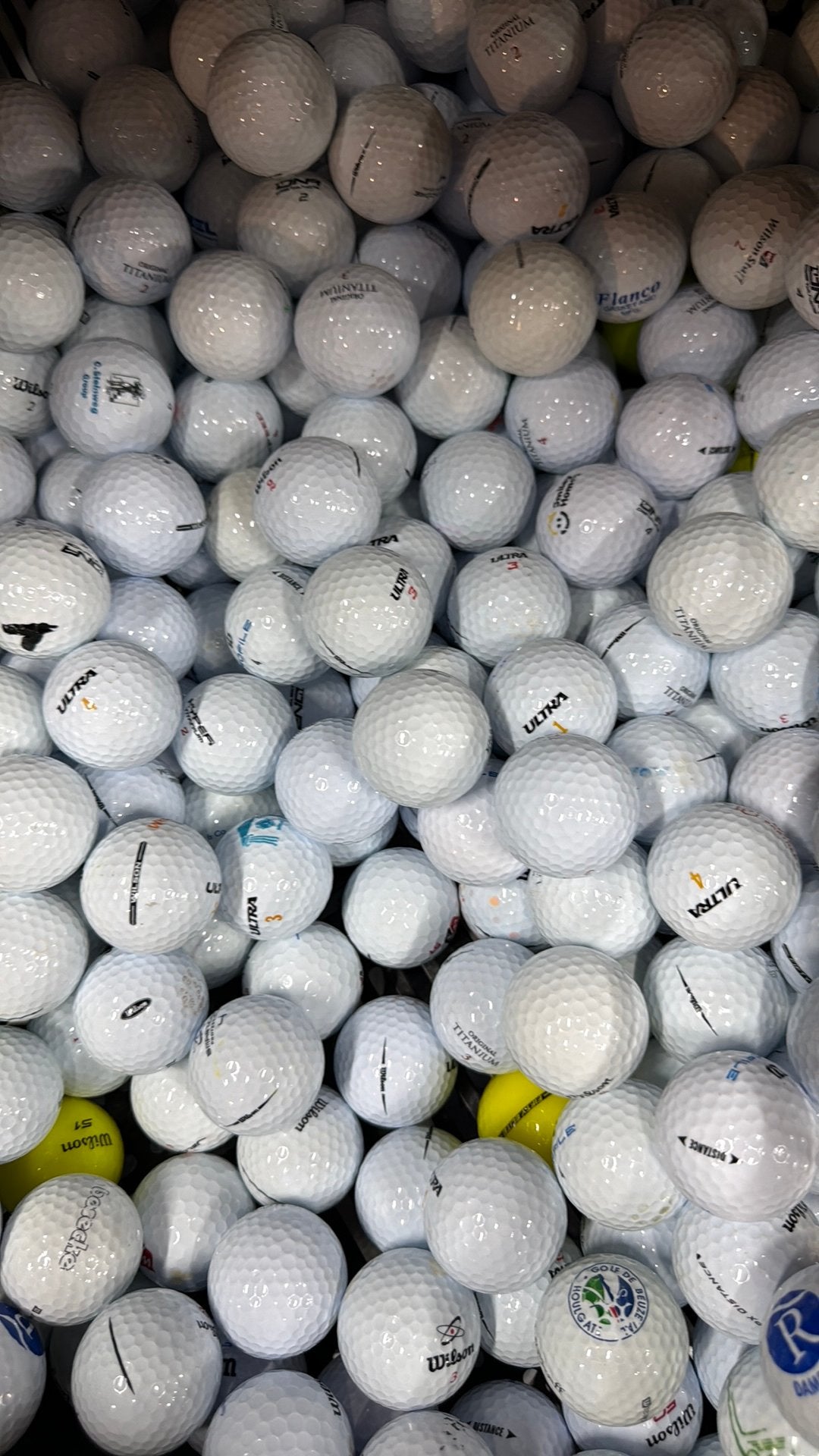 Wilson golfballen | 50 st, Ophalen of Verzenden, Zo goed als nieuw, Bal(len)