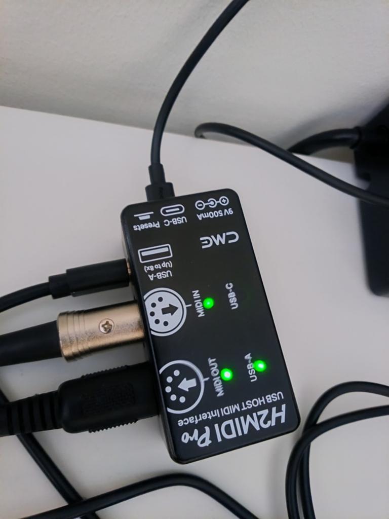 H2MIDI Pro USB Host MIDI Interface, Ophalen of Verzenden, Zo goed als nieuw