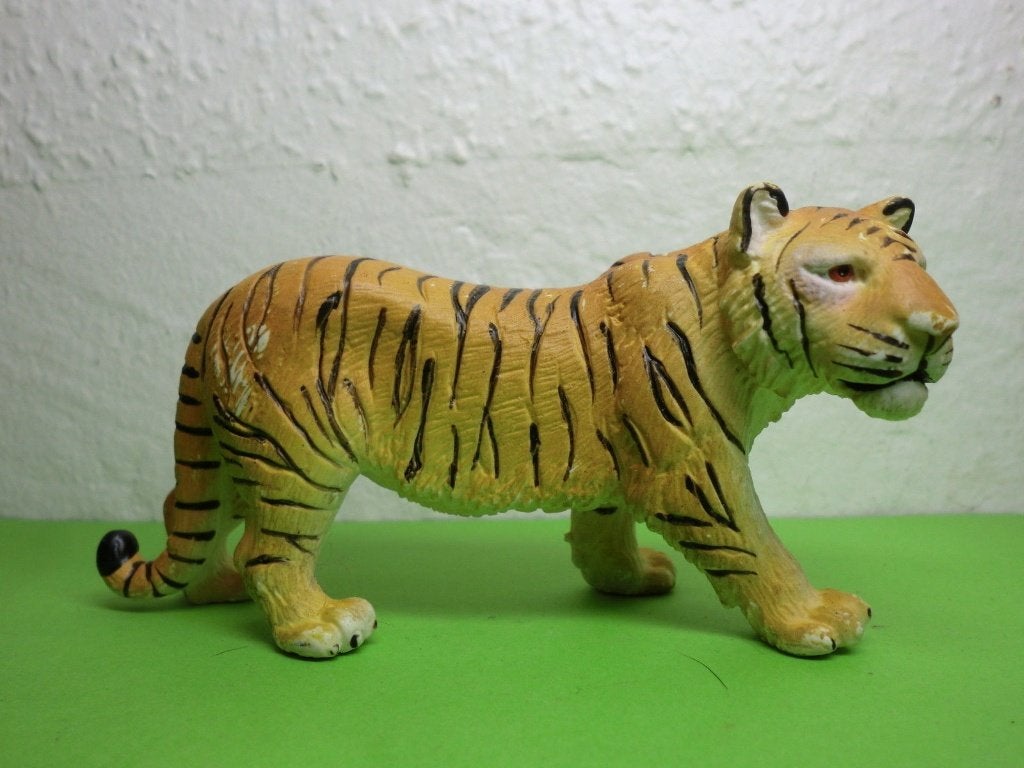 Schleich 14138 tijger, dierfiguur, Verzenden, Gebruikt, Wild dier, Beeldje of Figuurtje
