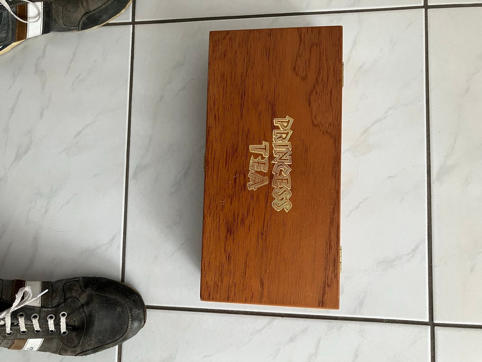 Houten theedoos met 10 vakken - Princess Tea, Minder dan 50 cm, Gebruikt, Ophalen of Verzenden, 5 – 50