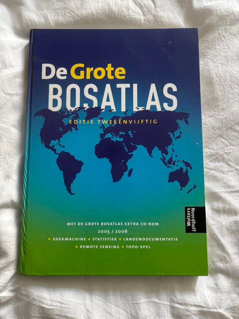 De Grote Bosatlas - Editie Tweeënvijftig (2005/2006), Gelezen, Bosatlas, 2000 tot heden, Ophalen of Verzenden