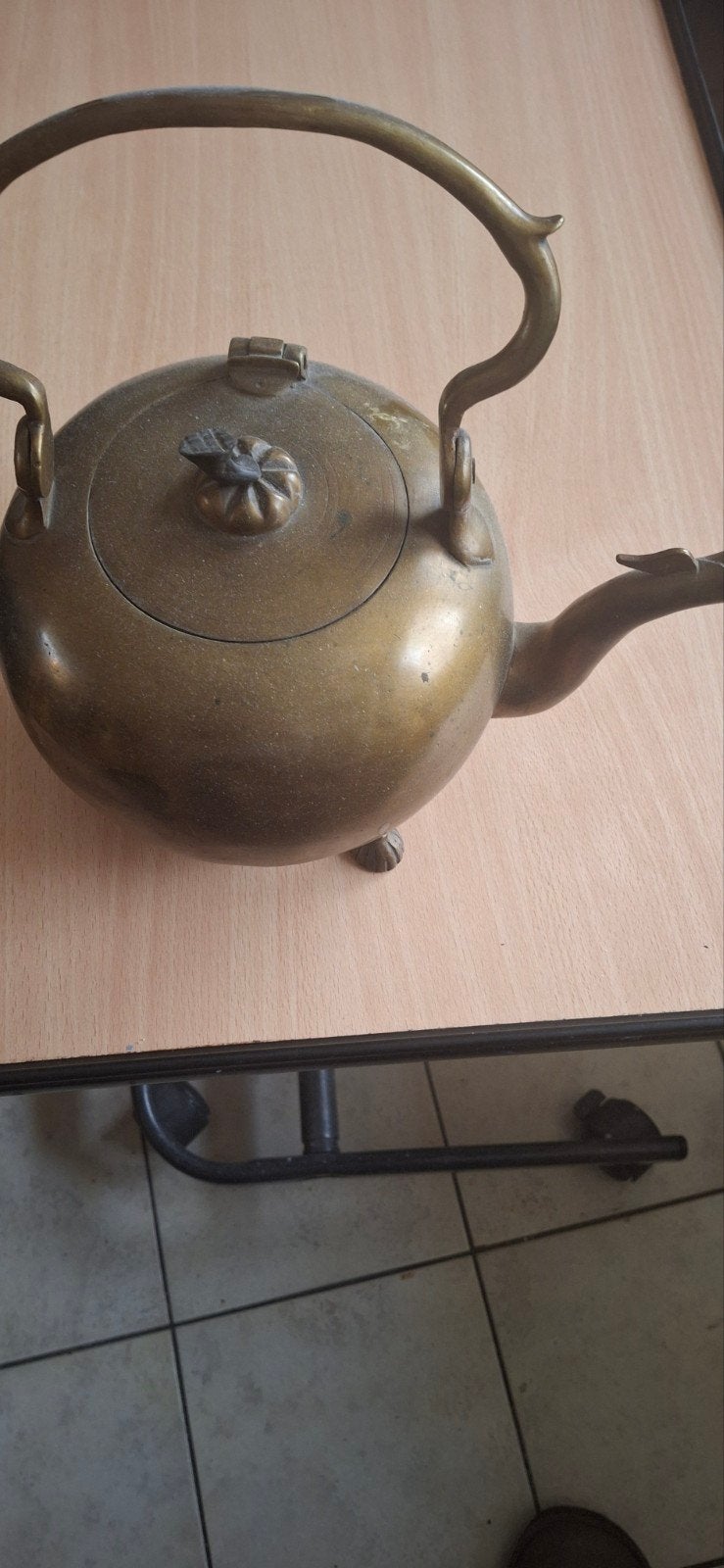 Bronzen appelketel, Antiek en Kunst, Ophalen of Verzenden