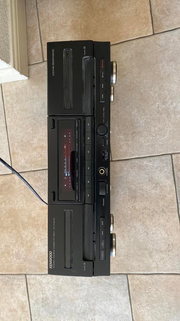 Kenwood cassette speler, Audio, Tv en Foto, Cassettedecks, Ophalen, Kenwood