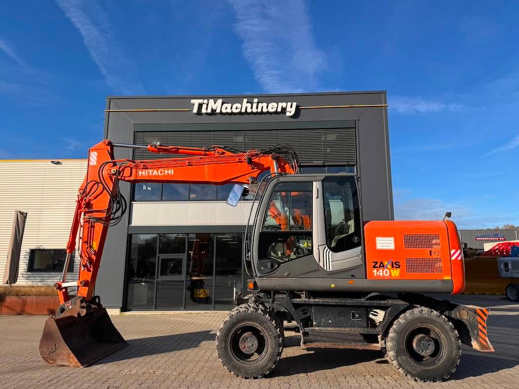 Hitachi ZX 140 W-3 (bj 2013), Zakelijke goederen, Machines en Bouw | Kranen en Graafmachines, Graafmachine