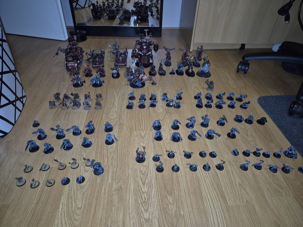 Warhammer 40K Orks Leger – 2320 punten Ruil/verkoop, Hobby en Vrije tijd, Wargaming, Met verf, Figuurtje(s), Ophalen of Verzenden