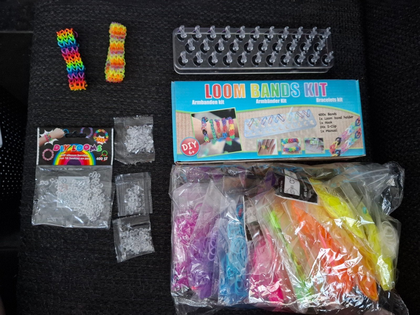 Grote Loom Bands Kit - Maak je eigen armbandjes!, Hobby en Vrije tijd, Meerkleurig, Ophalen of Verzenden, Zo goed als nieuw, Overige merken