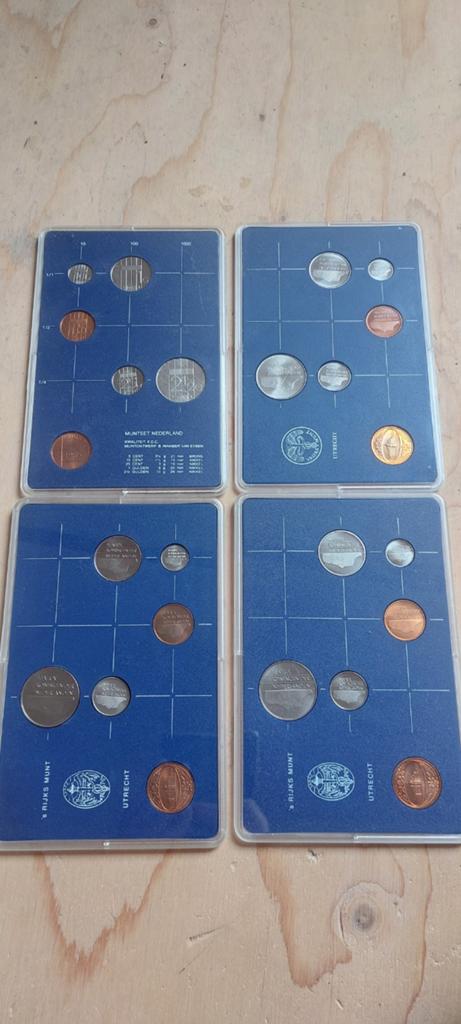 4 sets rijksmunt utrecht, Ophalen of Verzenden, Nederland, Munten