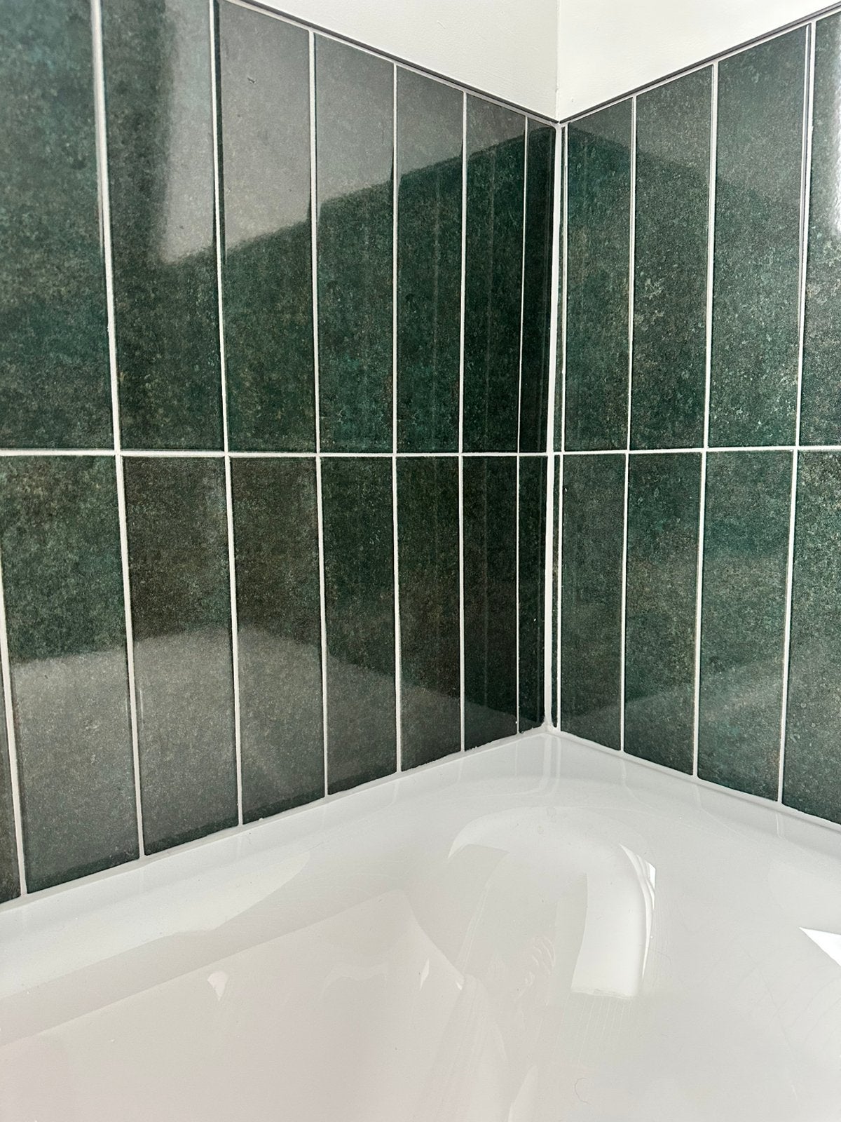 6m2 Wandtegel 7,5x30 | Groen, Ophalen, Minder dan 20 cm, Zo goed als nieuw, 20 tot 40 cm